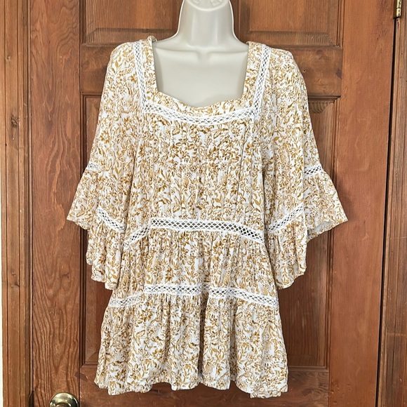 Free People Talk About It Tunic Women’s Size Small - Picture 2 of 10